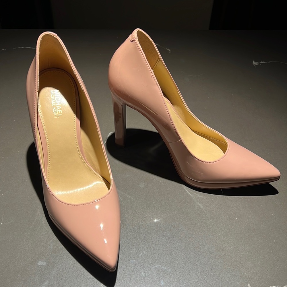 MICHAEL Michael Kors Brielle Pumps Tuscan Rose Patent Leather
